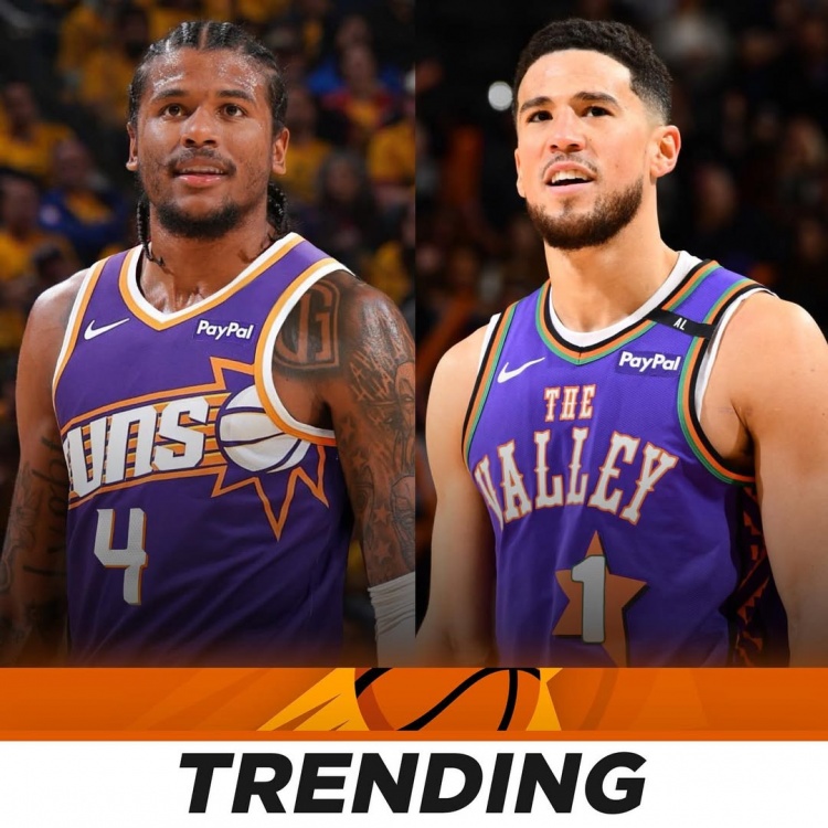 开云体育APP下载-杰伦-格林：我和布克都能吸引包夹 我俩的组合注定能够成功